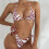 Bikini a due pezzi con allacciatura al collo da donna 3