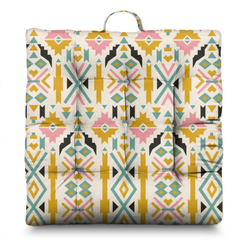 Βελούδινο μαξιλάρι διαλογισμού Boho τετράγωνο 22 ιντσών