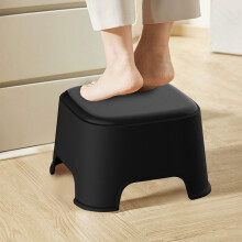 Tabouret empilable en plastique antidérapant et résistant à l'humidité (1 pièce)