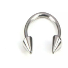 Ezüst orrkarika finom testpiercing ékszer