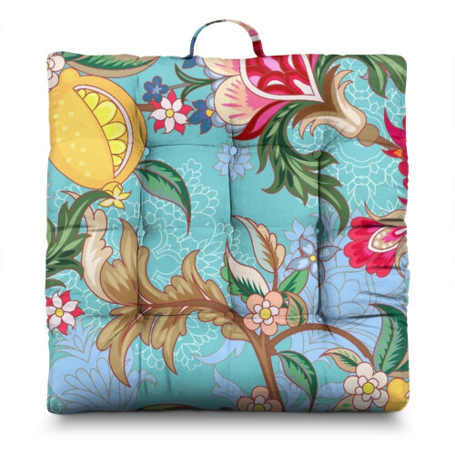 Paisley Διαλογιστικό Στρώμα Boho Τετράγωνο Μαξιλάρι 22x22 ιντσών