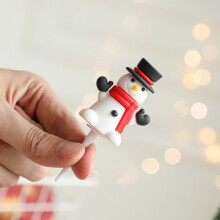 Decorações de Natal em Plástico para Cupcakes - 12 unidades