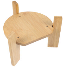 Support distributeur de boissons en bois kaki 28,5 x 19,5 x 12,5 cm