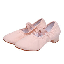 Zapatos de baile latino para mujer, tacón medio, antideslizantes y transpirables.