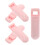 Supvox draagbare wimperkruller (roze plastic) 5-pack 1