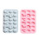 Formas de silicone LEORX para assar, azuis, 2 peças 1