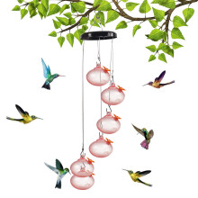 Mangeoire à colibris avec carillon éolien, étanche et