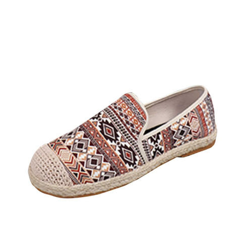 Γυναικεία Παπούτσια Slip-On από Πολυεστέρα με Στρογγυλή Μύτη, Μέγεθος 6US