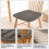 Pluche stoelkussen Ergonomisch 18x19 inch 6