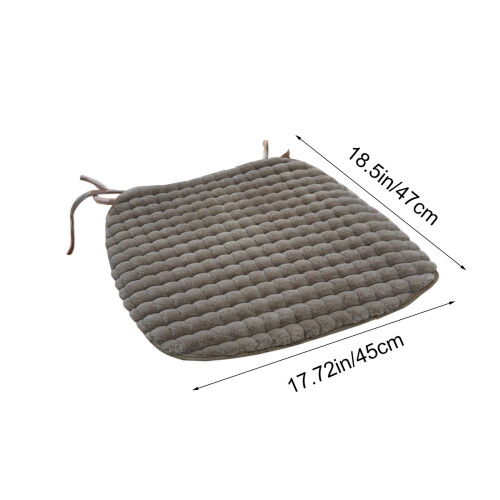 Pluche stoelkussen Ergonomisch 18x19 inch 2