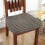 Pluche stoelkussen Ergonomisch 18x19 inch 4