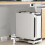 Mobile Computer Tower Stand with Locking Wheels and 4