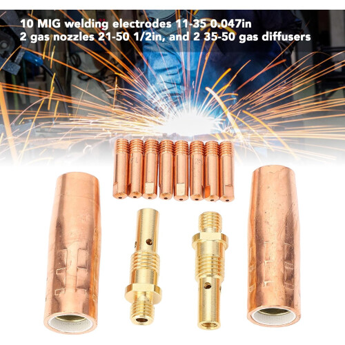Κιτ αξεσουάρ φλόγας συγκόλλησης MIG για Magnum100L14 τεμάχια 2