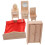 Dockhusköksmodell i trä, beige, 1 set 5