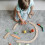 Wood Train Track Scene Accessories for Cognitive 5