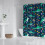 Badrumsdraperi för barn Shark Zone 72x84 tum Vattentät polyester 2