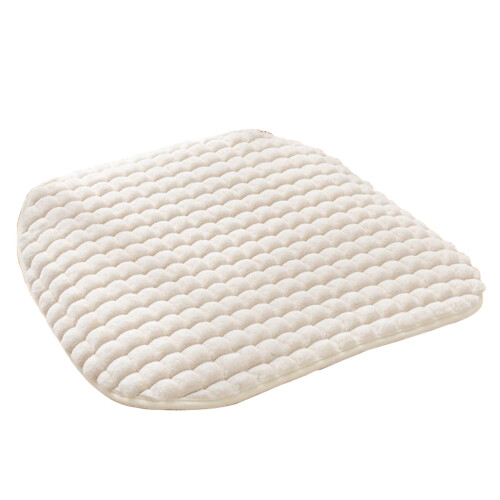 Wit zitkussen van traagschuim, 16 inch vierkant 1