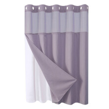 Rideau de douche en polyester imperméable et résistant, 54 x 72 pouces.