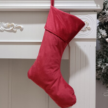Kerstkousen van fluweel, gepersonaliseerd, 1 stuk