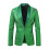 Giacca da uomo con paillettes, elegante, da sera, taglia M 1