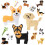 Kit de couture Animaux de la forêt, peluche en feutrine 1
