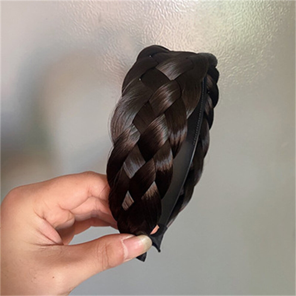 Five Strand Braid Wig Headband High Skull Top Removable