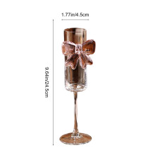 Verres à champagne rosé 24,5 cm 160 ml (lot de 2)