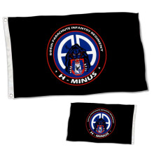 Bandera del 505.º Regimiento de Infantería Paracaidista, 3x5 pies, 3 capas con