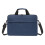 Laptoptas van blauwe, waterafstotende stof 1