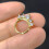 Titanium neusring met micro-zirkonia steentjes 1