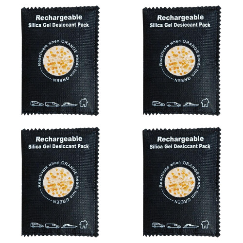 Sachets déshumidificateurs réutilisables 100 g, lot de 4