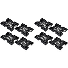 8 Peças 5,25 Polegadas A 3,5 Polegadas 2,5 Polegadas Suporte Ventilador de Refrigeração SSD Suporte de Montagem de Disco Rígido Interno Suporte de