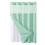 Rideau de douche réversible double couche 71 x 80 pouces avec 1