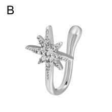 Piercing falso para nariz, piercing de septo, joia corporal da moda