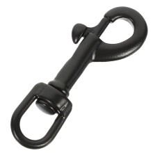 Stainless Steel Underwater Bolt Snap Hook Black 1 Pack