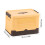 Bac de rangement empilable avec couvercle jaune 10 L 3