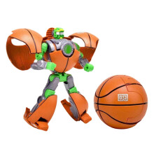 Sport alakú átalakító robotjáték kosárlabda fociháború