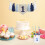 Conjunto de banner com borla para decoração de cadeirão de bebê com tecido. 1