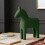 Sculptură de cal din lemn, decor modern, 1 piesă 1