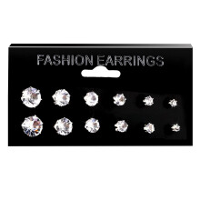 Set oorknopjes voor dames, modieuze sieraden, 6 paar