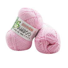 Fio de algodão microfibra rosa 50g
