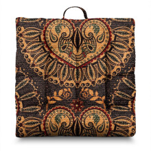 Meditationskissen mit Boho-Paisley-Muster, 56 x 56 cm