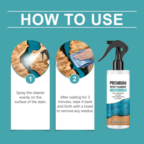 Polijst- en reinigingsset voor epoxyhars (100 ml) 1