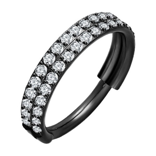 Titanium neusring met micro-zirkonia 2