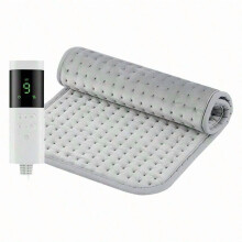 Electric Heating Pad Flannel 12x24 Inch 9-Temp Levels