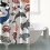 Haifisch-Badezimmervorhang aus Polyester, wasserdicht, 183 x 213 cm 5