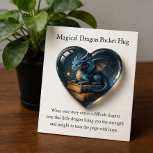 Magical Dragon Mini Art Card Pocket Hug 1 piece