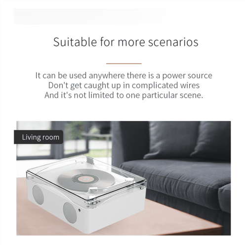 Retro-CD-Player mit Bluetooth 5.0, tragbar und mit integriertem 1