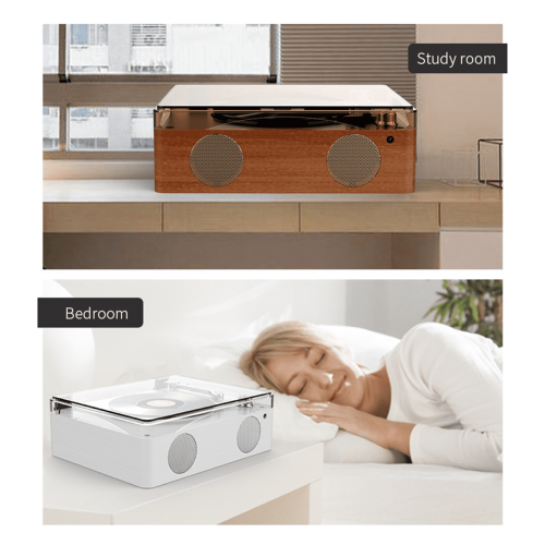 Retro-CD-Player mit Bluetooth 5.0, tragbar und mit integriertem 2