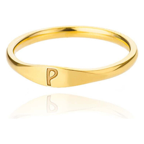 Women's Gold Wedding Band Highly Polished Plain Ring with